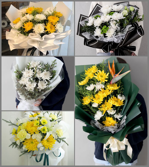 广东广州市增城区正果镇和平村白事花束代送